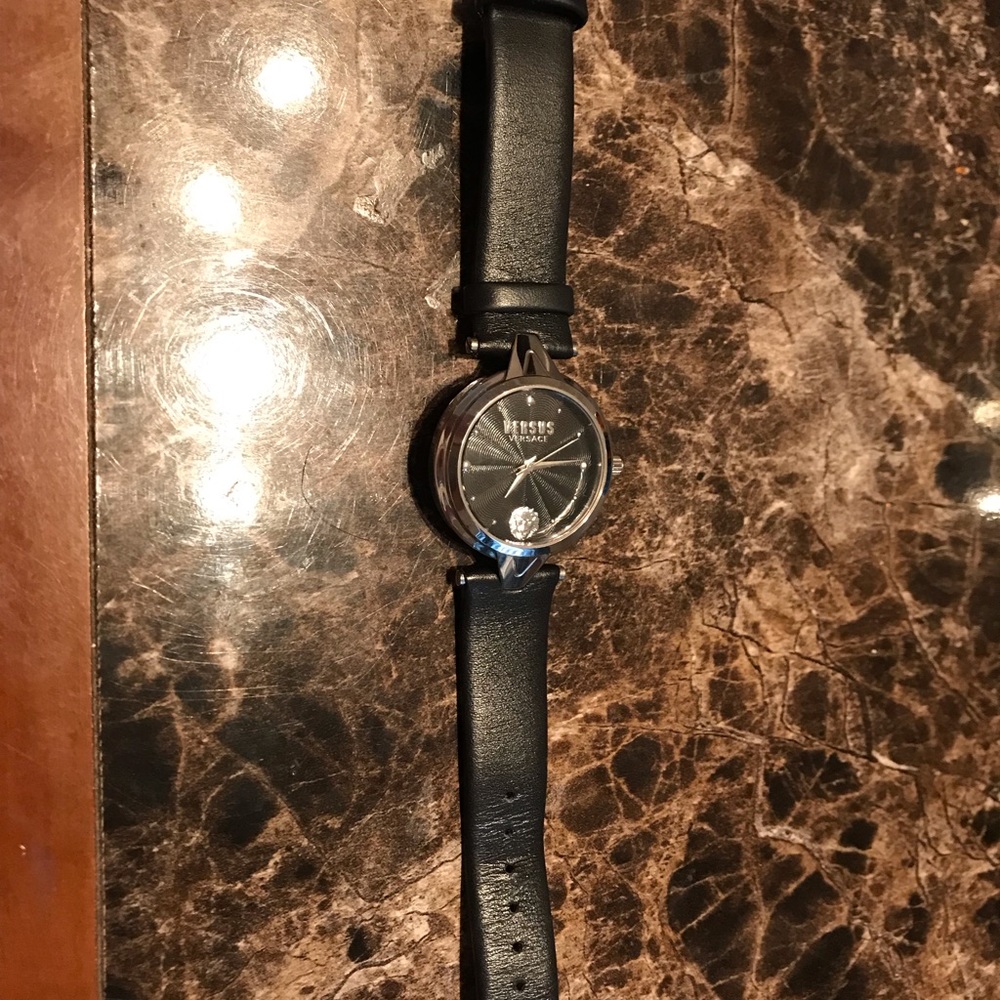 Black Versus Versace watch